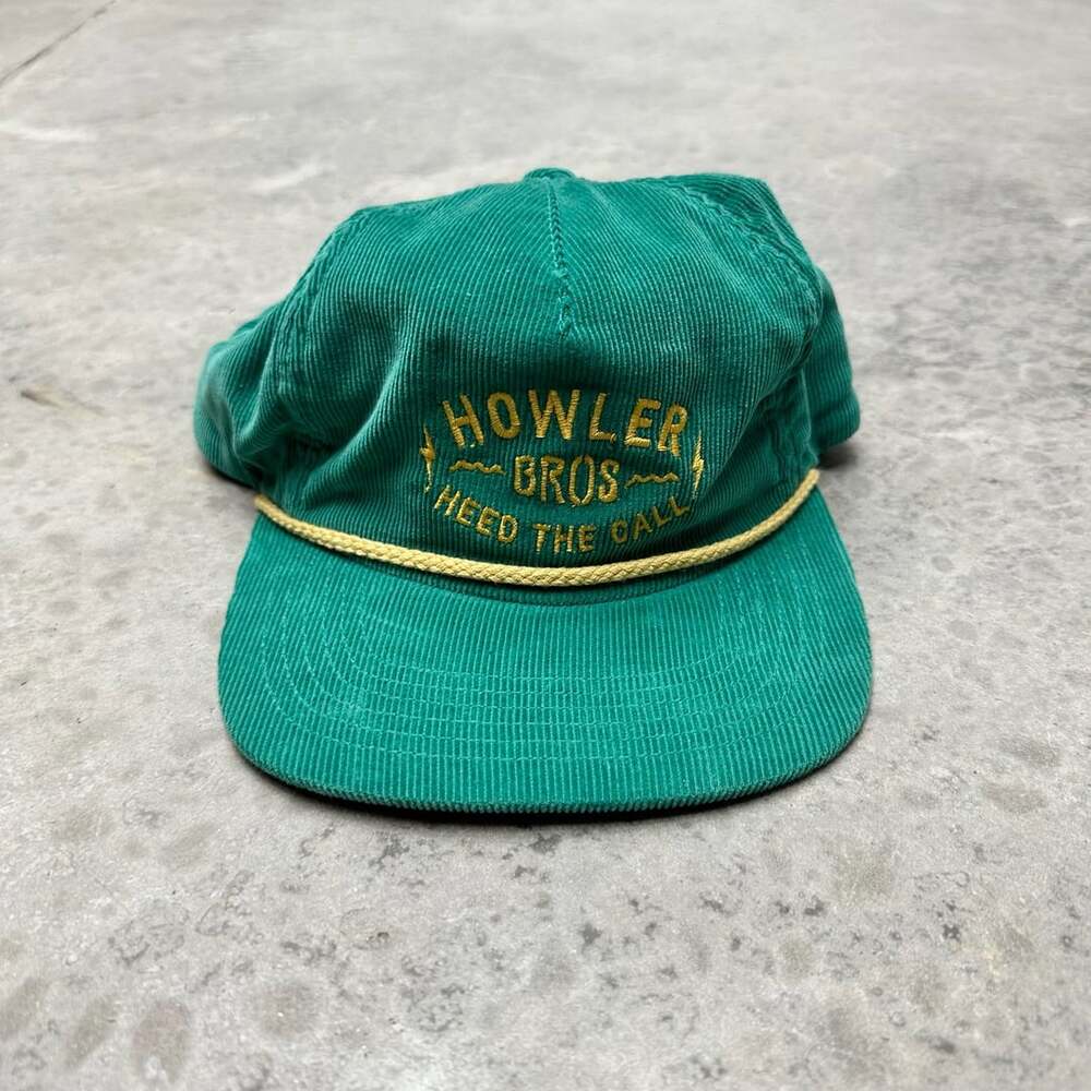 Howler Brothers Turquoise Corduroy Rope Snapback